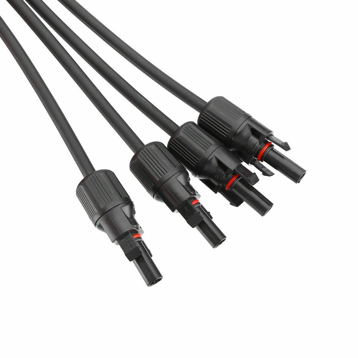 2Pack 30A Solar Panel Y Branch Cable Wire Adapter Connector Extension Waterproof