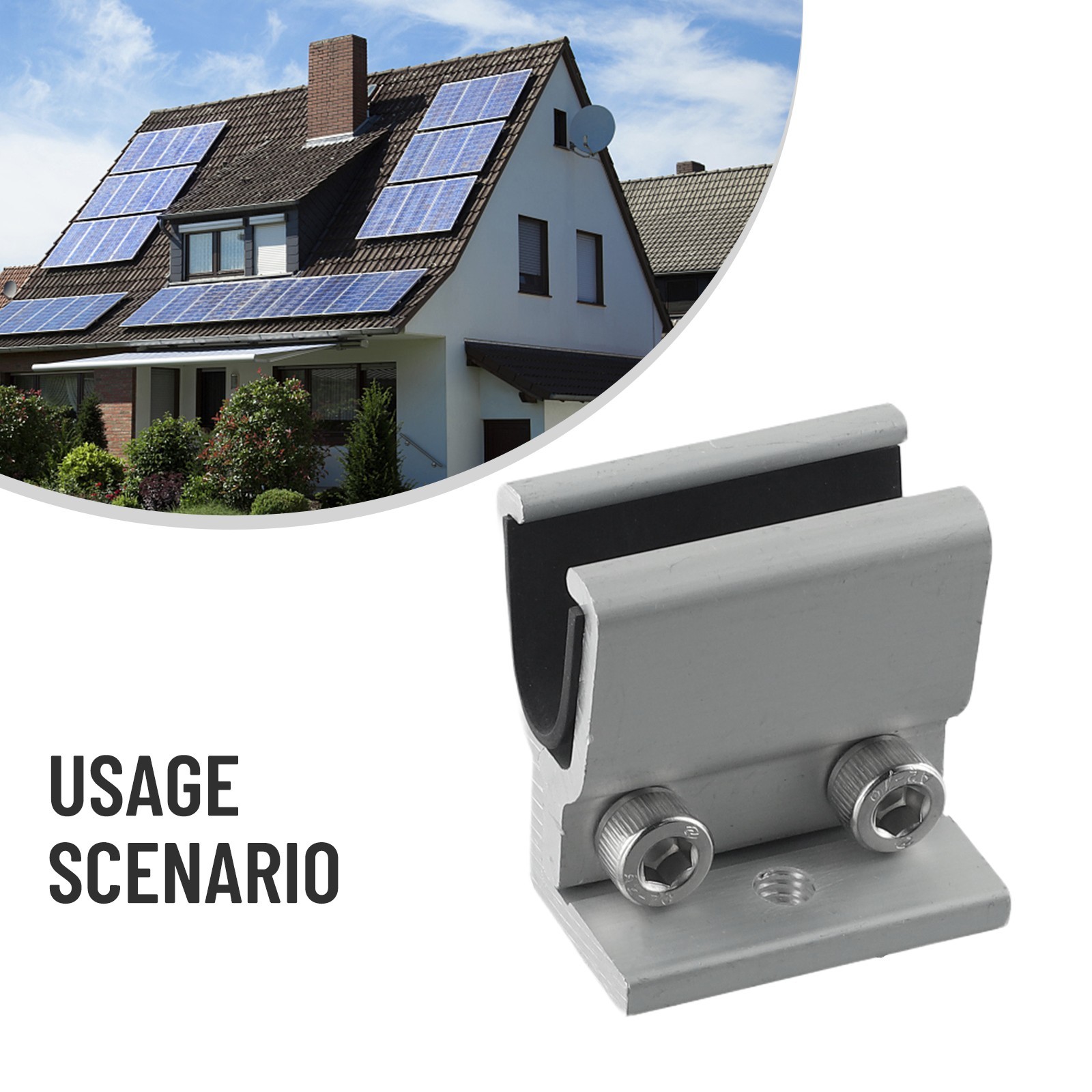 Professional Photovoltaic Mounting Clamp for Aluminum Alloy Roof Corners