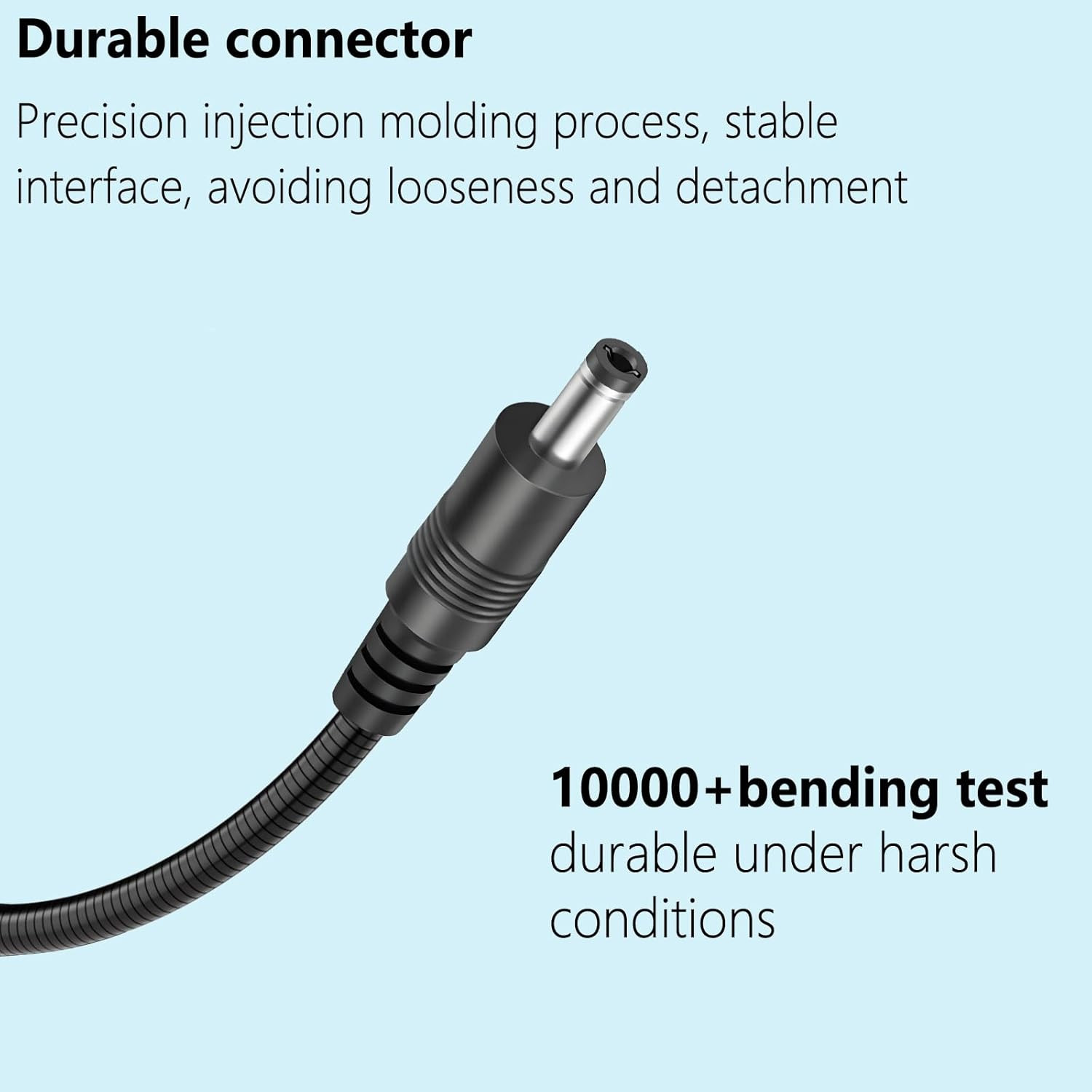 Anti Chew DC Power Cord 5.5×2.1mm to 4.0×1.7mm – Compatible with Tactacam Reveal