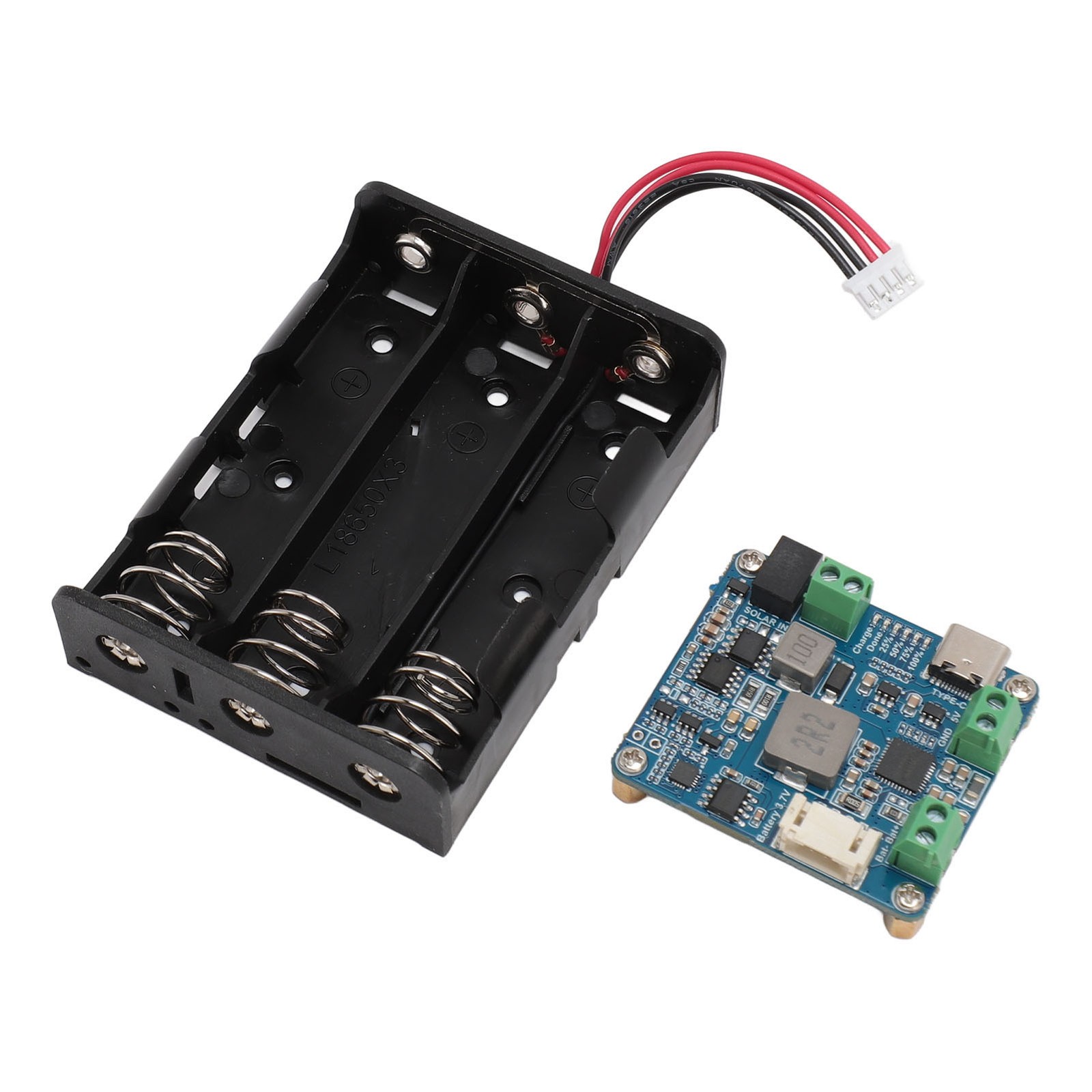6V‑24V Solar Power Manager PCB MPPT 5V 3A Output Type C Charging Power