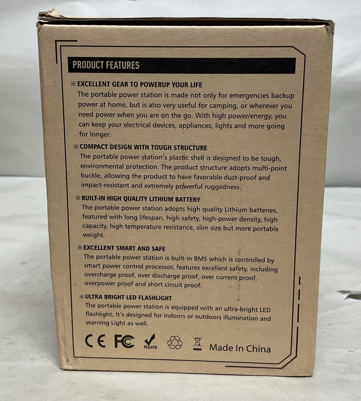 MARBERO Camping Solar Generator 120W Peak Portable Power Station 88Wh Generator