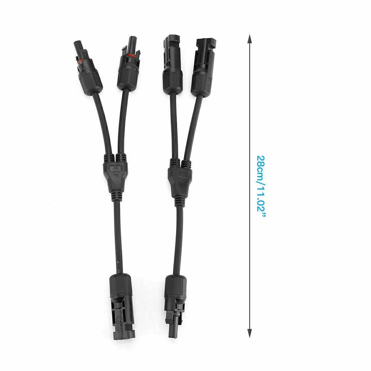 Solar Panel Y Branch Cable Connection Adapter Connector Extension Waterproof US