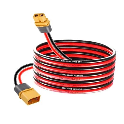 14AWG 10FT XT60 Extension Cable,XT60 Female to Male XT60-XT60 3M(9.84ft)