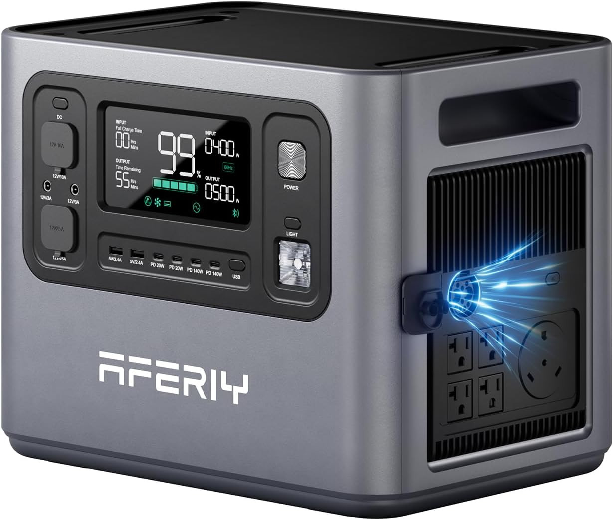 P280 Portable Power Station 2800W (Peak 5600W),2048Wh Lifepo4 Battery,Expandable
