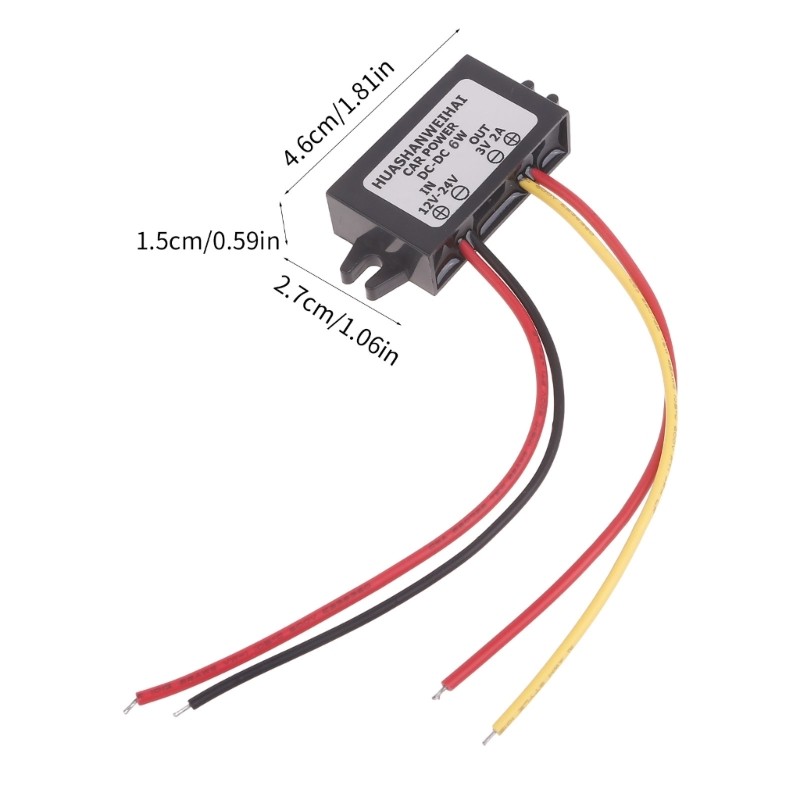 12V 24V to 3V 2A Converters Waterproof Volt Powers Module Buckk Converters