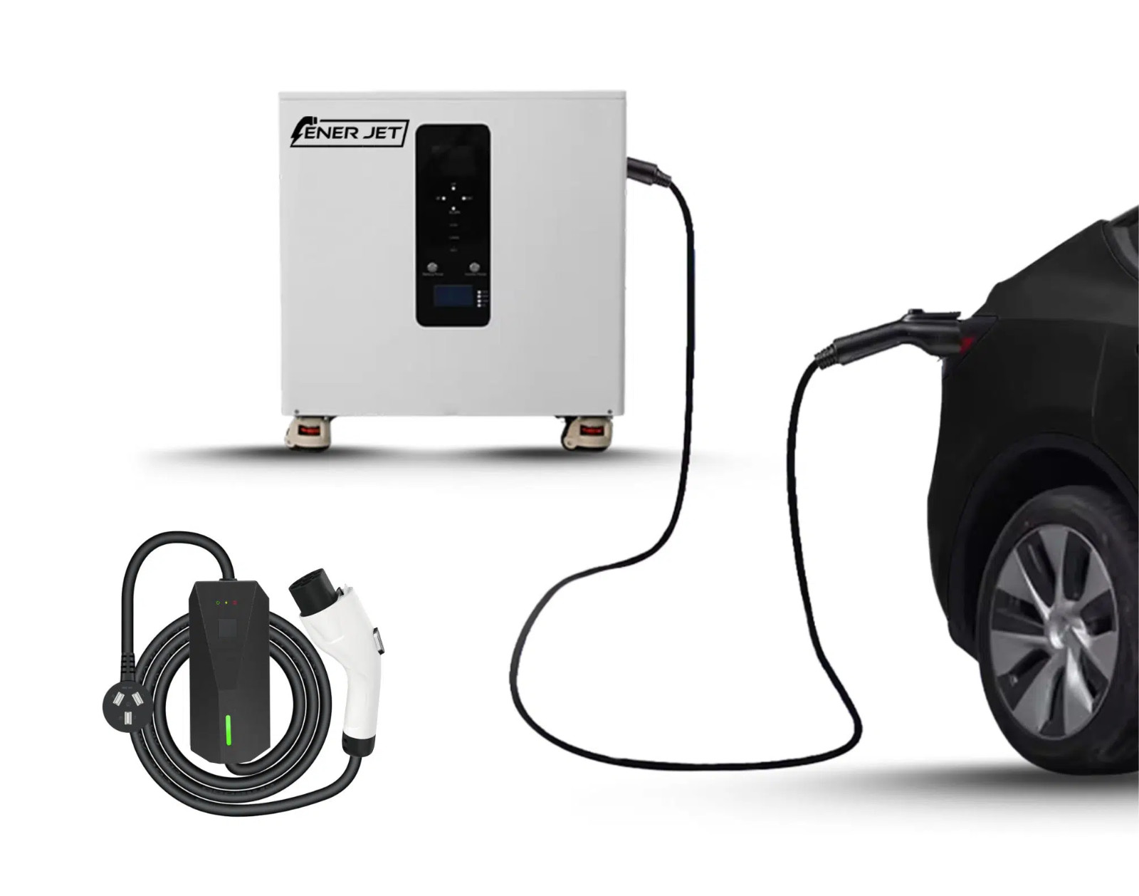 Solar Generator 15360 Wh/10000 W and Emergency EV Charger