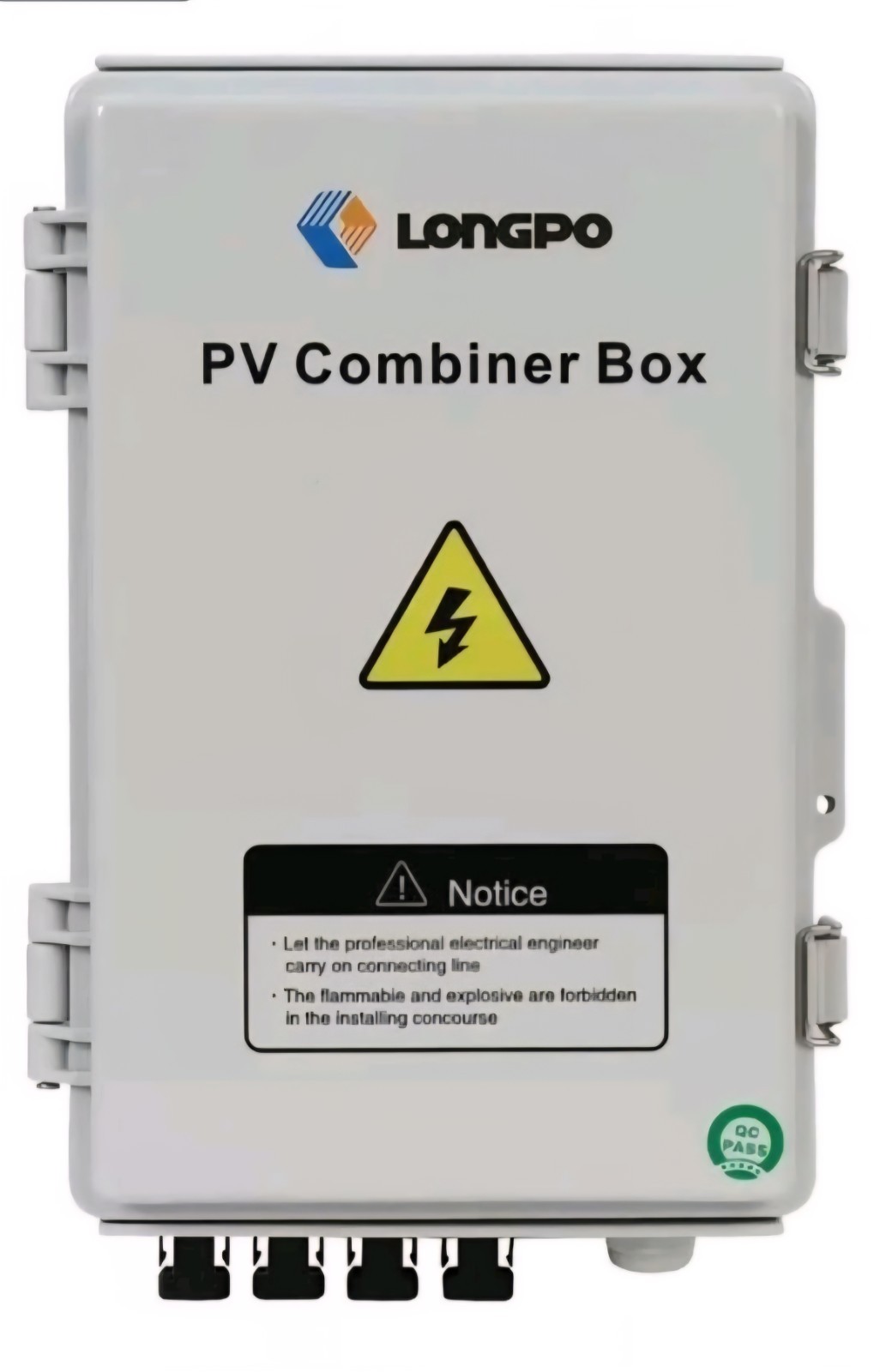 Solar 4 String PV Combiner Box with Lightning Arreste, 15A Rated Current Fuse…