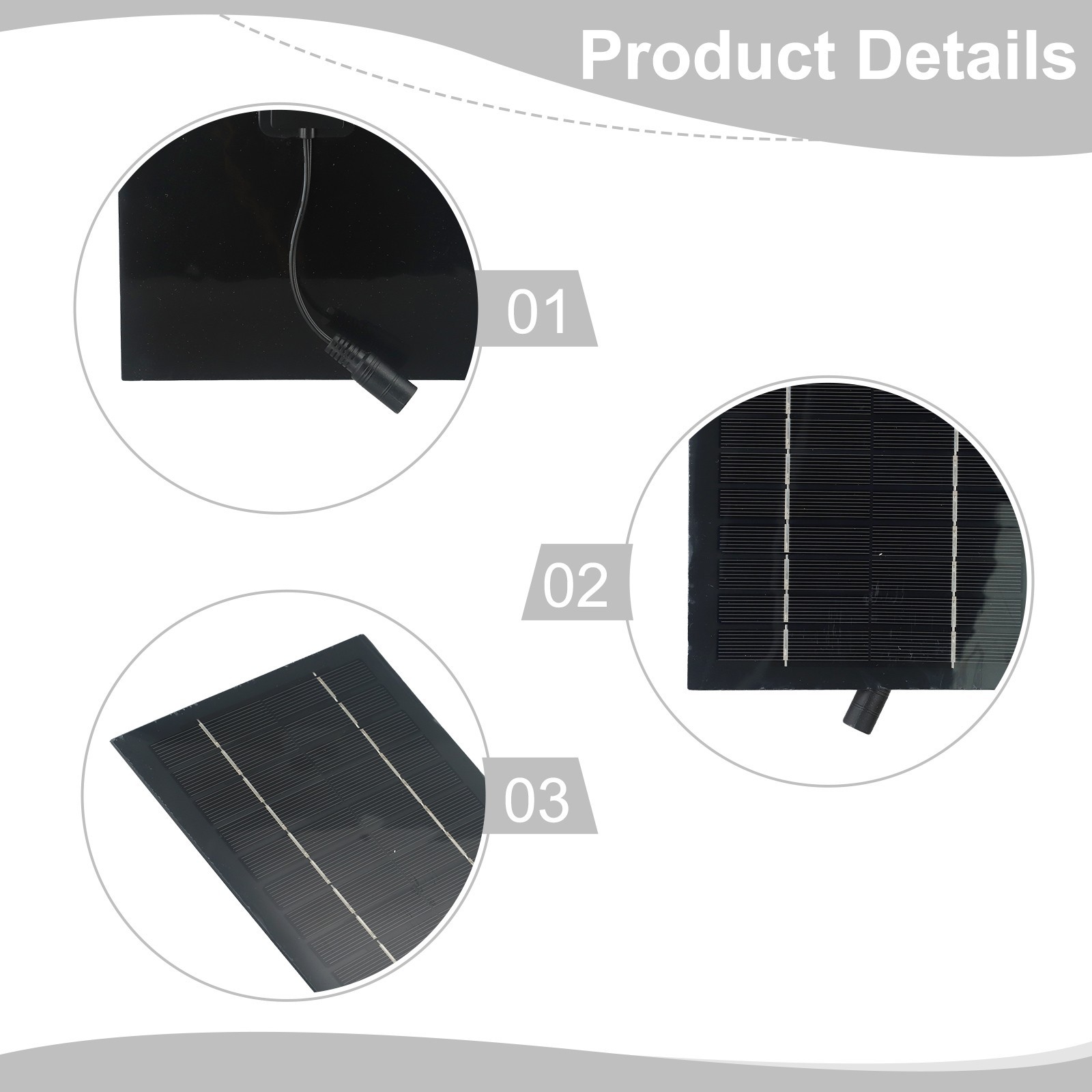 Improved Air Quality with 5W 6V Solar Energy Exhaust Fan for Home RV Greenhouse
