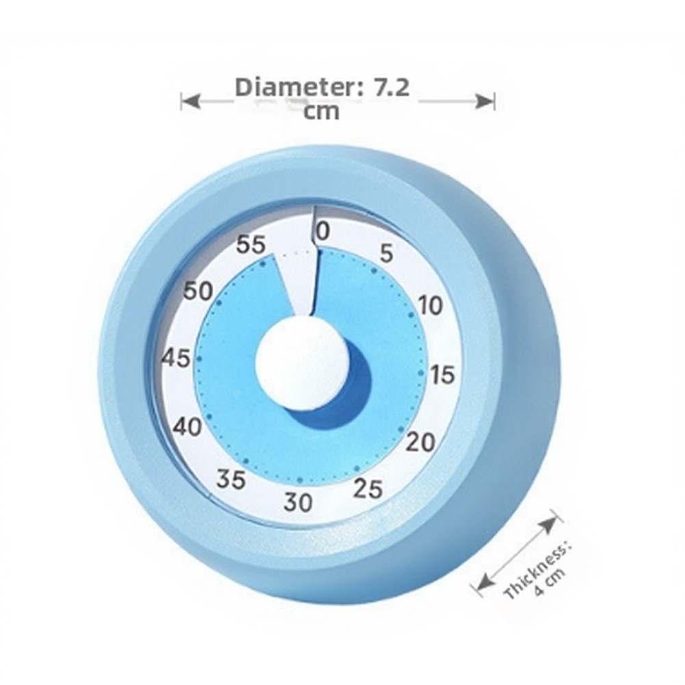 Type C Powered Visual Timer 60 Min Countdown for Kitchen Desk Study Environment