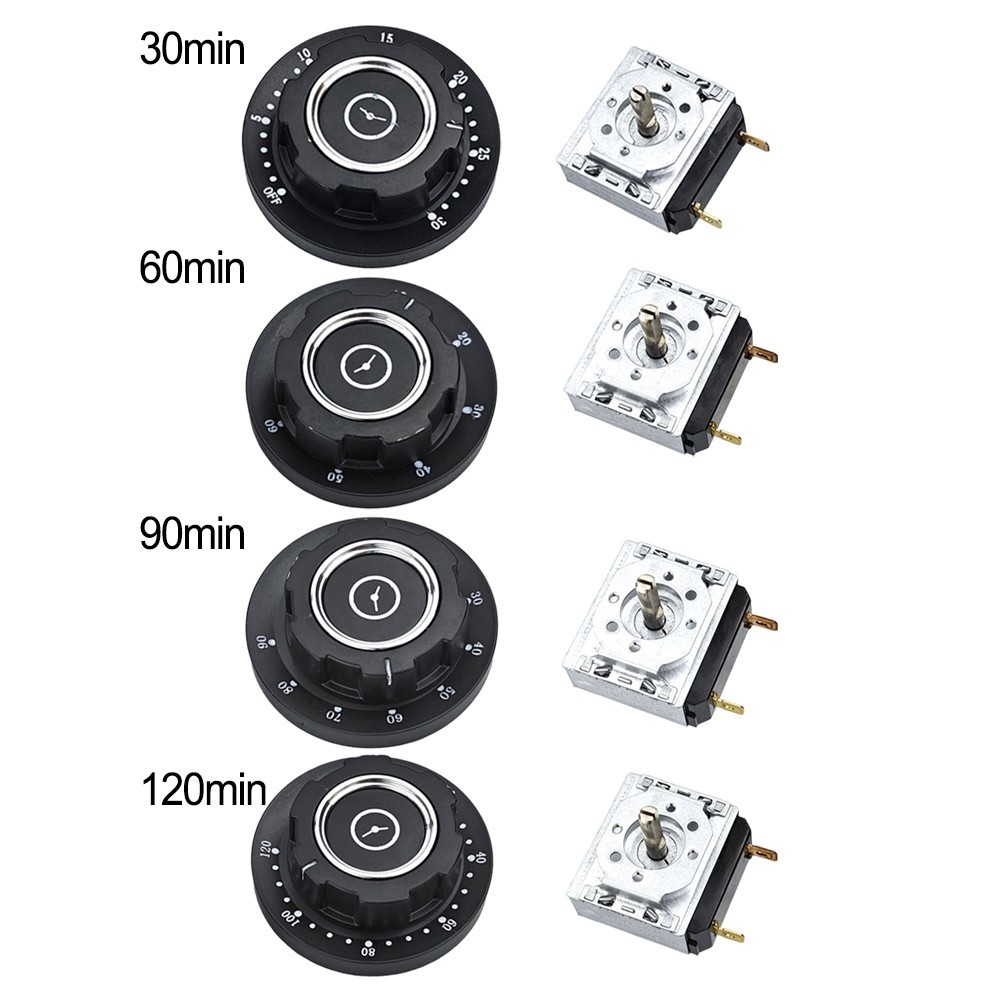 Kitchen Timer Switch with Adjustable Time Settings and Clear Bell Signal