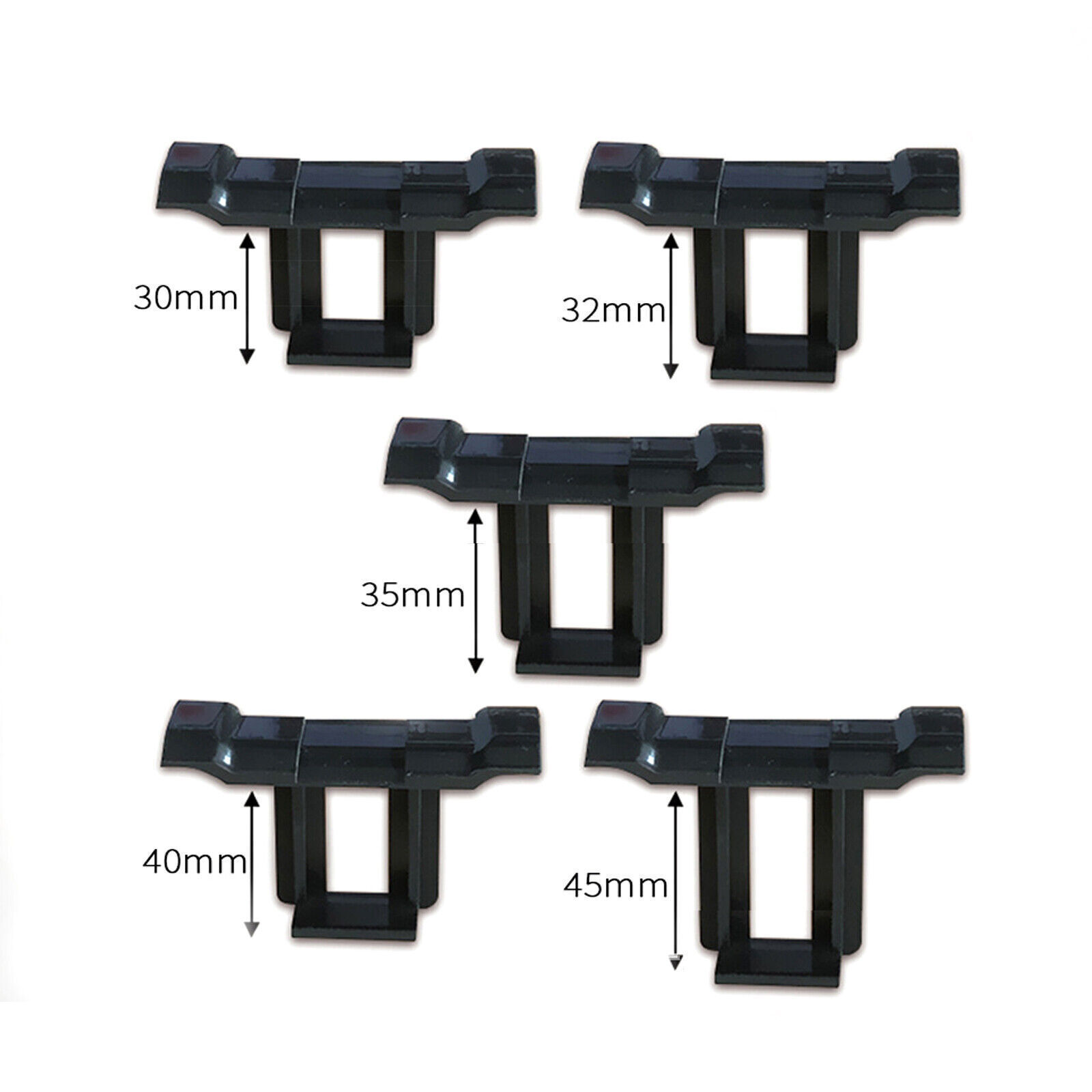 10-50X Solar Panel Mud Removal Clip 30/35/40mm Photovoltaic Panels Rubber Buckle