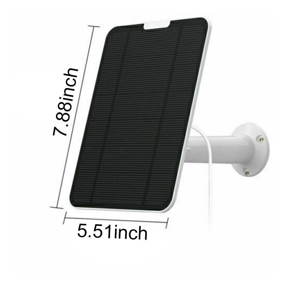 Solar Panels for Eufy Cam Eufycam E/2C/E/2 Pro Wall Mount With 9.8ft Power Cable