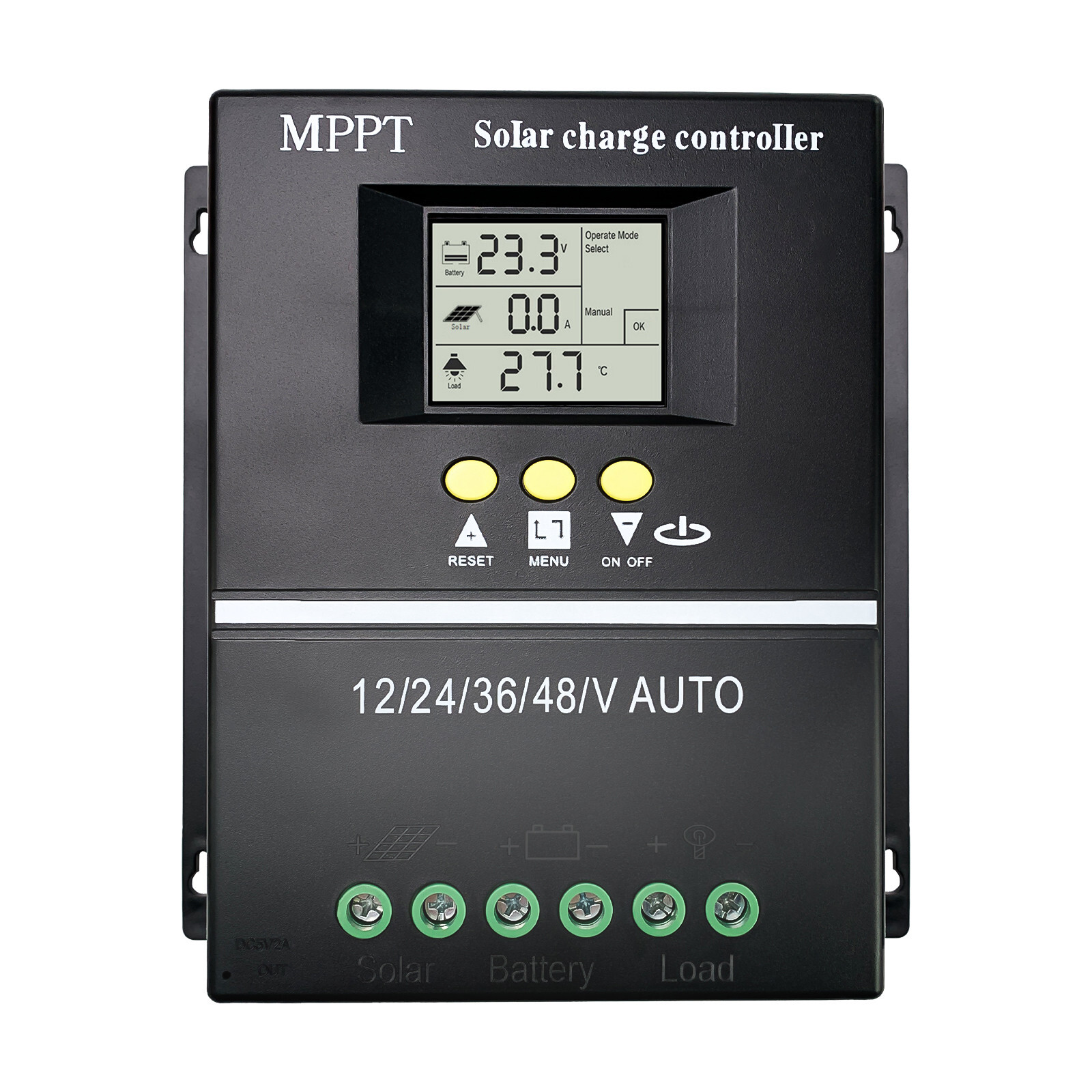 100A MPPT Solar Charge Controller 12V/24V/36V/48V Solar Panel Battery Regulator