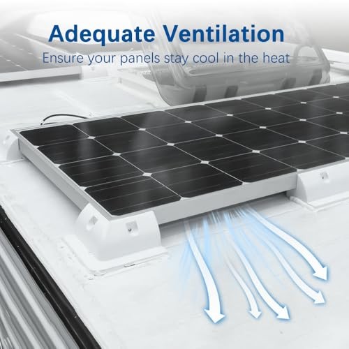 4pcs Solar Panel Mounting Brackets Kit, Dill 4 pcs corner mounting brackets
