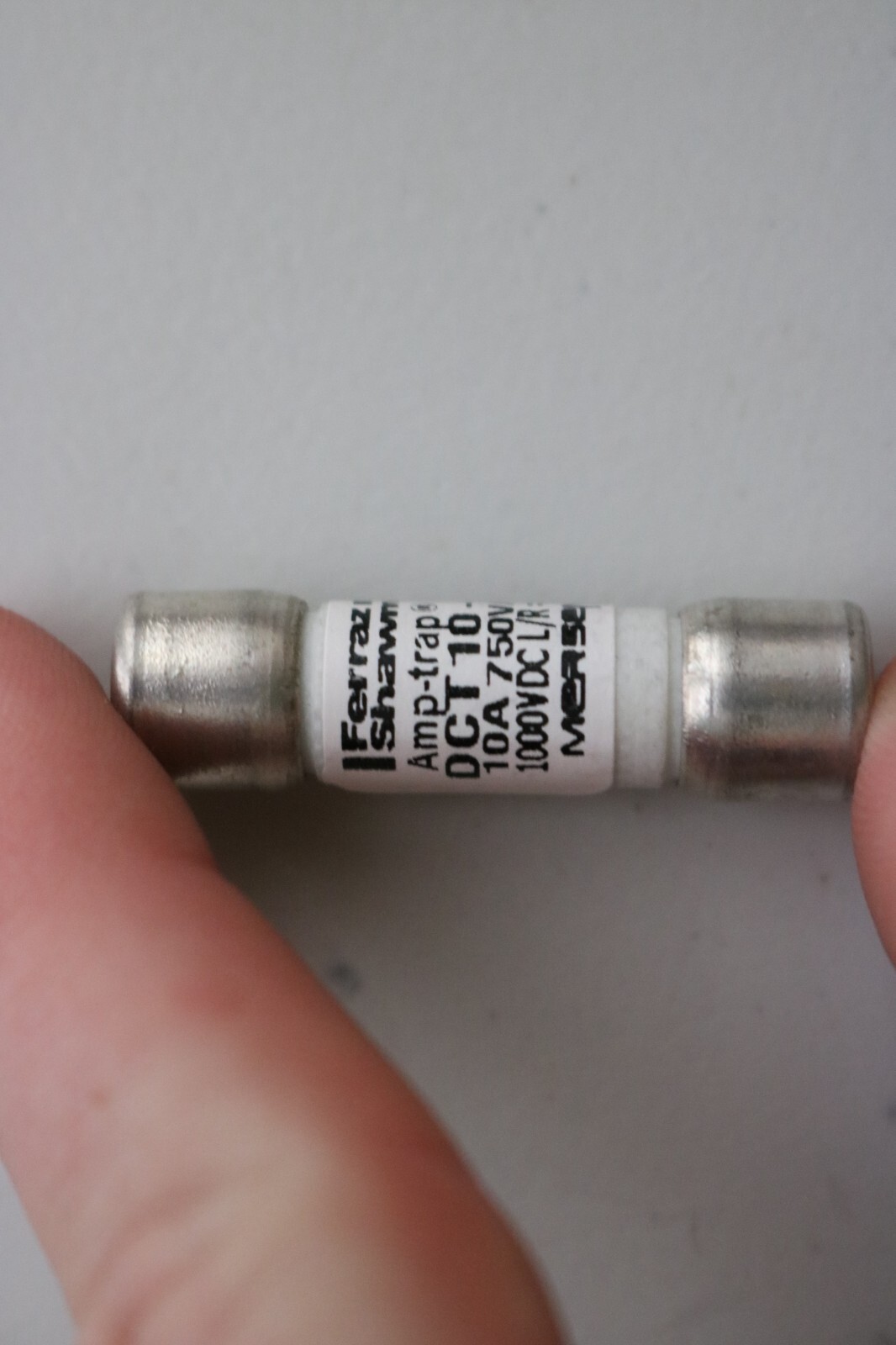[Box of 10] MERSEN DCT10-2 Solar Fuse Photovoltaic 10Amp 1000VDC (10×38)mm