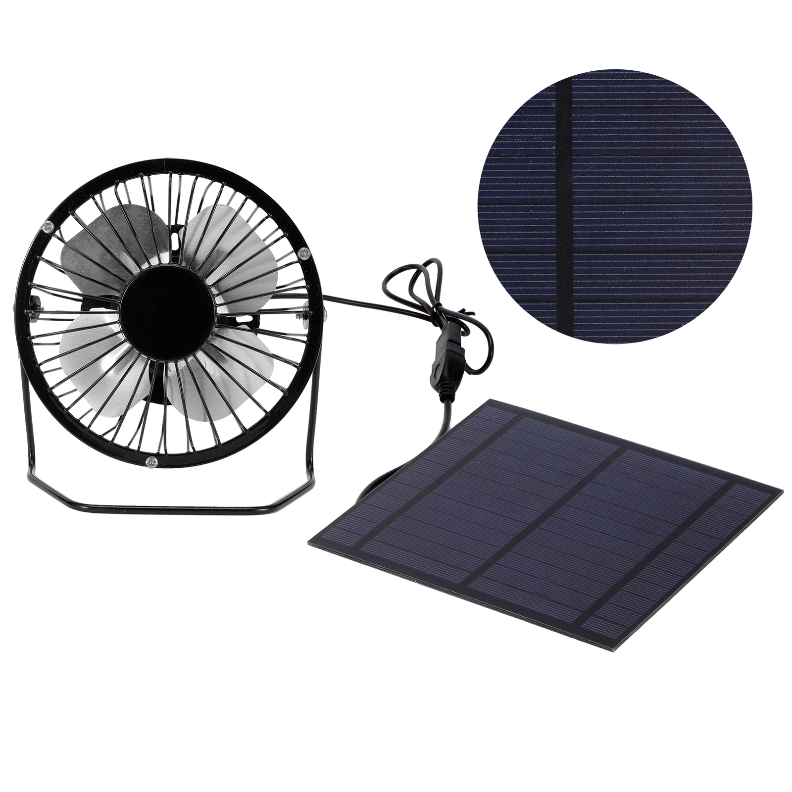 5W Mini Solar Panel With Cooling Fan Photovoltaic Solar Panel Set For Greenhouse