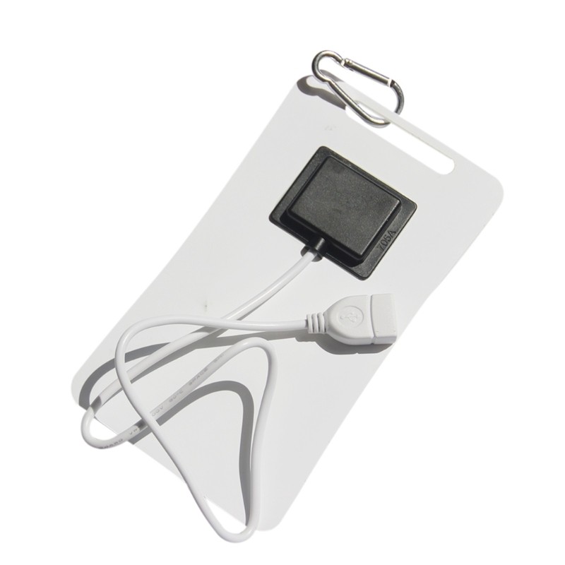 Green Charging Solution 5V 2W Solar Panel USB Charger for Outdoor Electronics