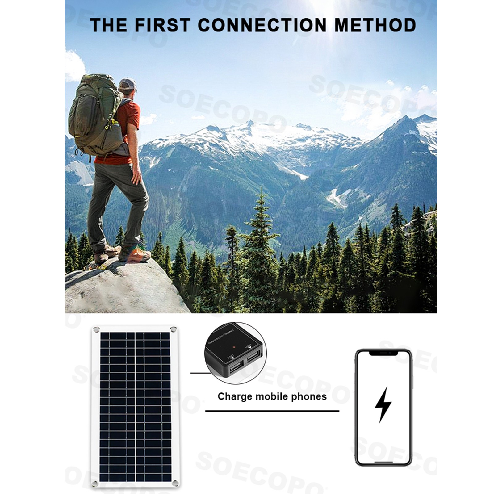 30000W Solar Power System | SOECOPO 200W Panel + Controller Inverter