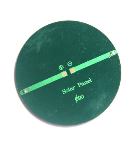 Polycrystalline silicon 6V circular solar panel solar panel with a diameter 90mm