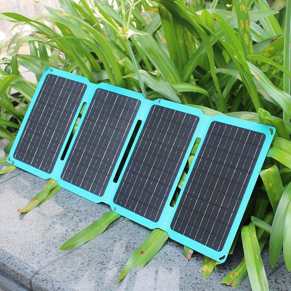 36W Folding Solar Panels 5V 2.5A USB Output Portable Outdoor Camping Sun Power
