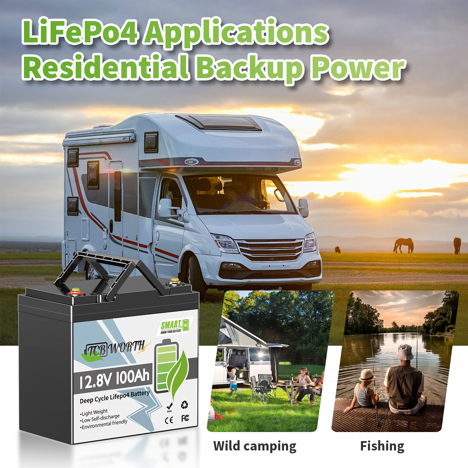 14.6V 10A AC-DC Battery Charger for 12V/12.8V Lithium Battery LiFePO4 Recharging