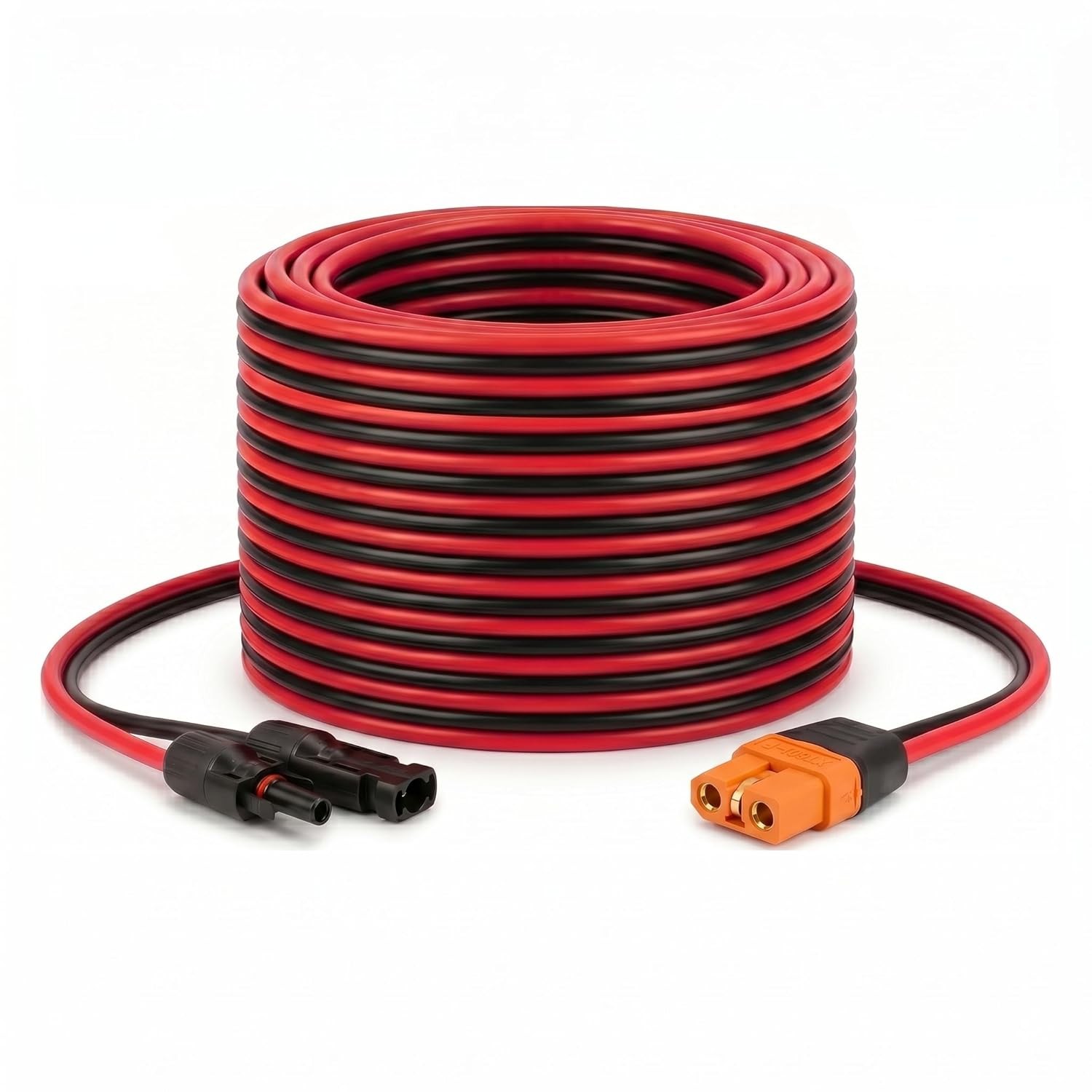 MOOKEERF Solar to XT60i Cable 10AWG 25FT Solar Panel to XT60i Adapter Connector