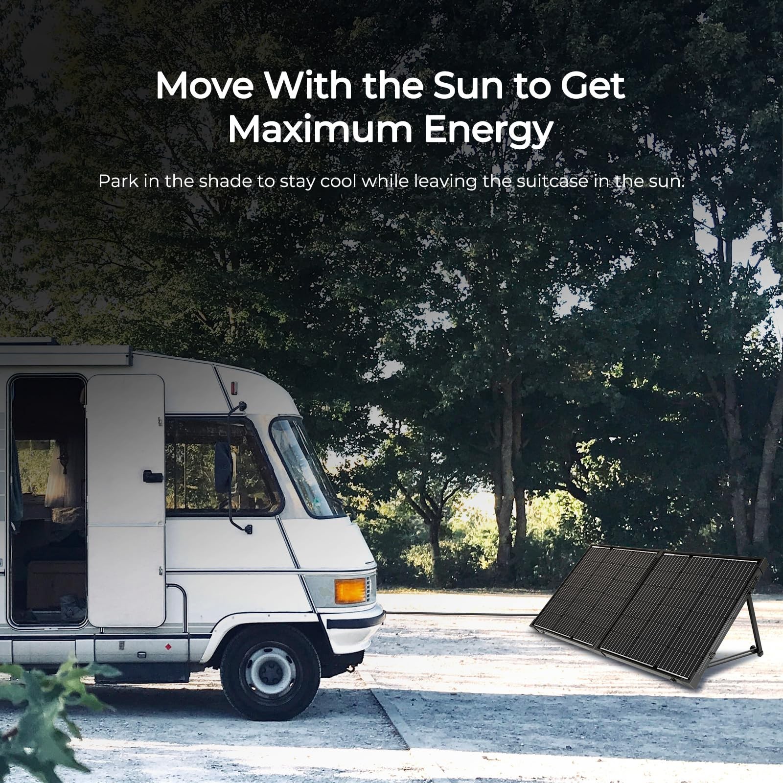 Renogy 100 Watt 12 Volt Portable Solar Panel with Waterproof 20A Charger Cont…