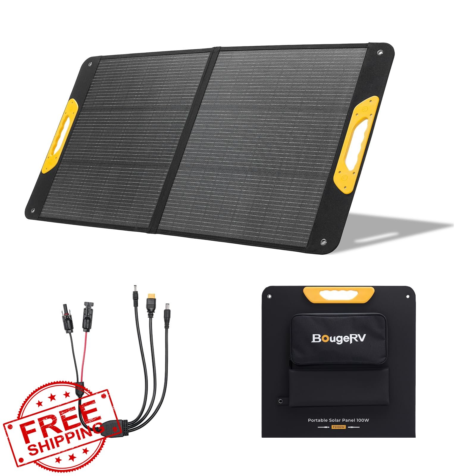 BougeRV 100W Foldable Solar Panel