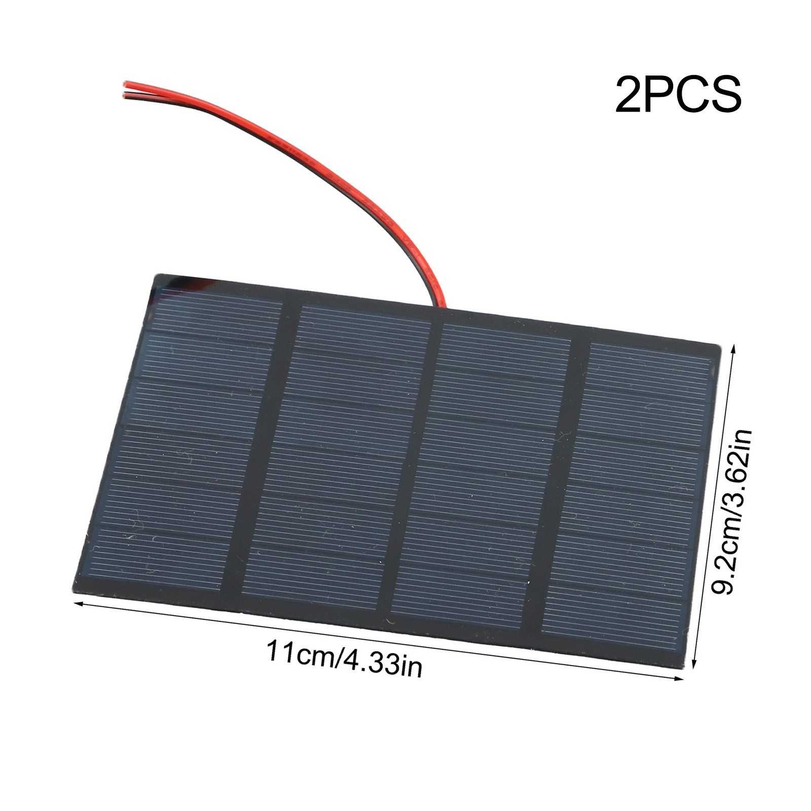 Compact 1 5W Polycrystalline Solar Panel with Wire for DIY Electrical Use