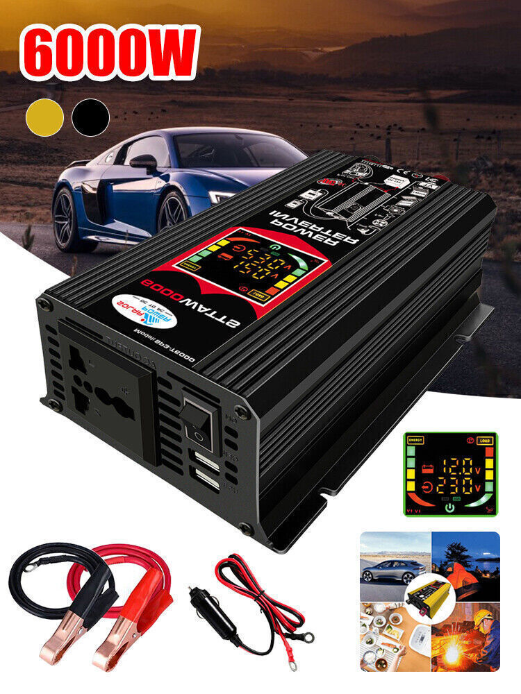 6000W Complete Solar Panel Kit Solar Power Generator 100A Home 110V/220V System