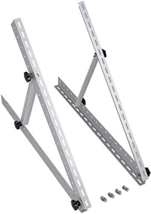 28in Aluminum Solar Panel Mounting Brackets Adjustable Tilt Legs Support Up t…
