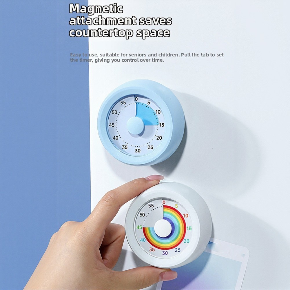 Type C Powered Visual Timer 60 Min Countdown for Kitchen Desk Study Environment