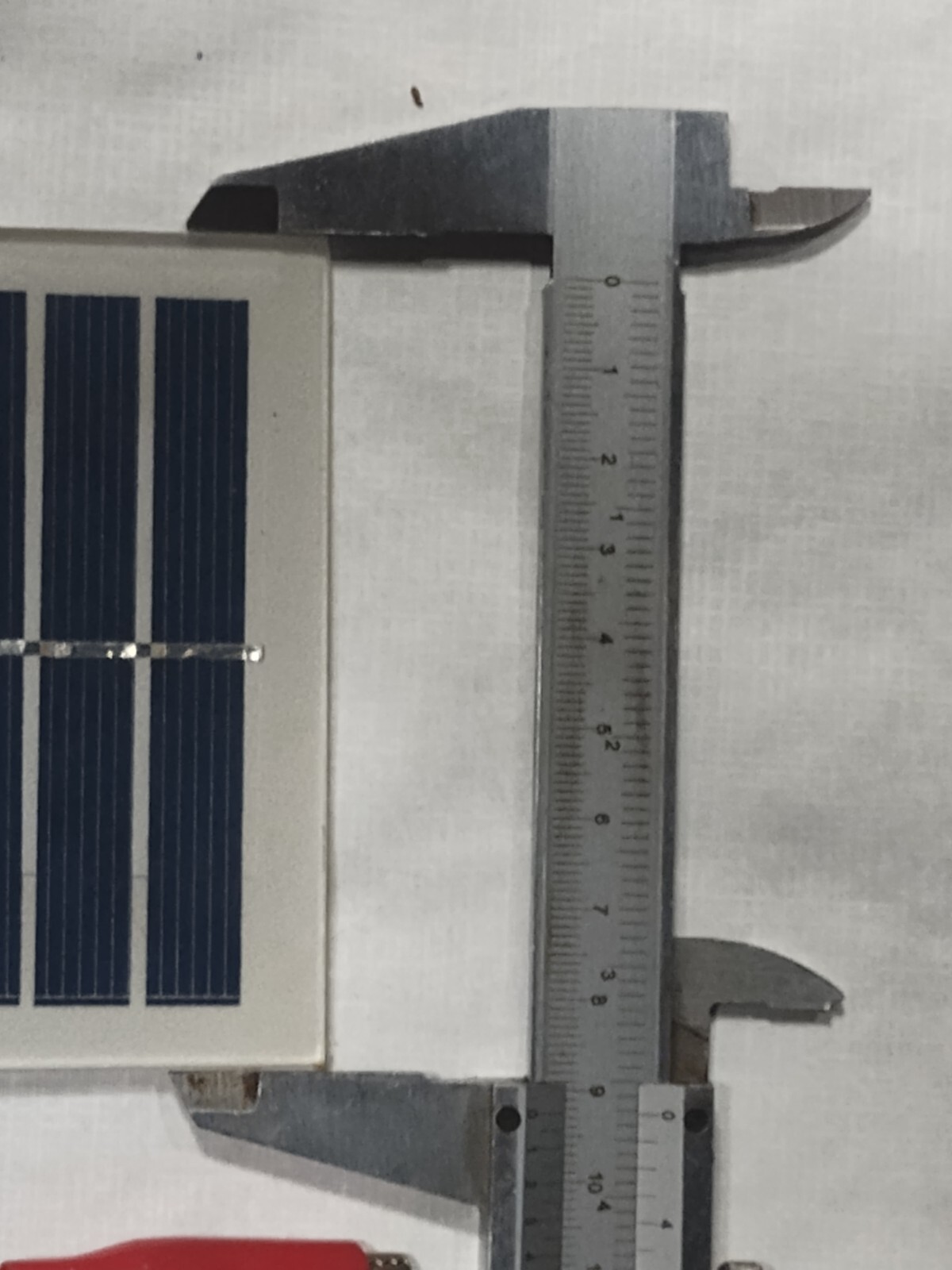 two small 6v solar panels with alligator clips glass