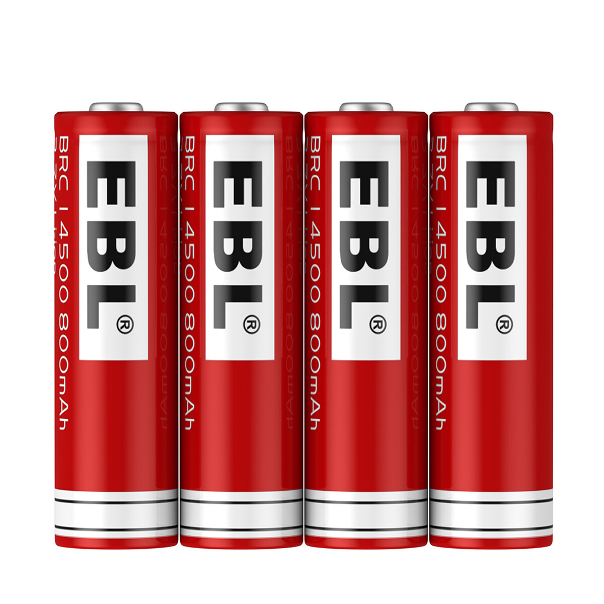 4X 14500 Battery 800mAh Li-ion 3.7V Rechargeable Batteries Cell For Flashlight