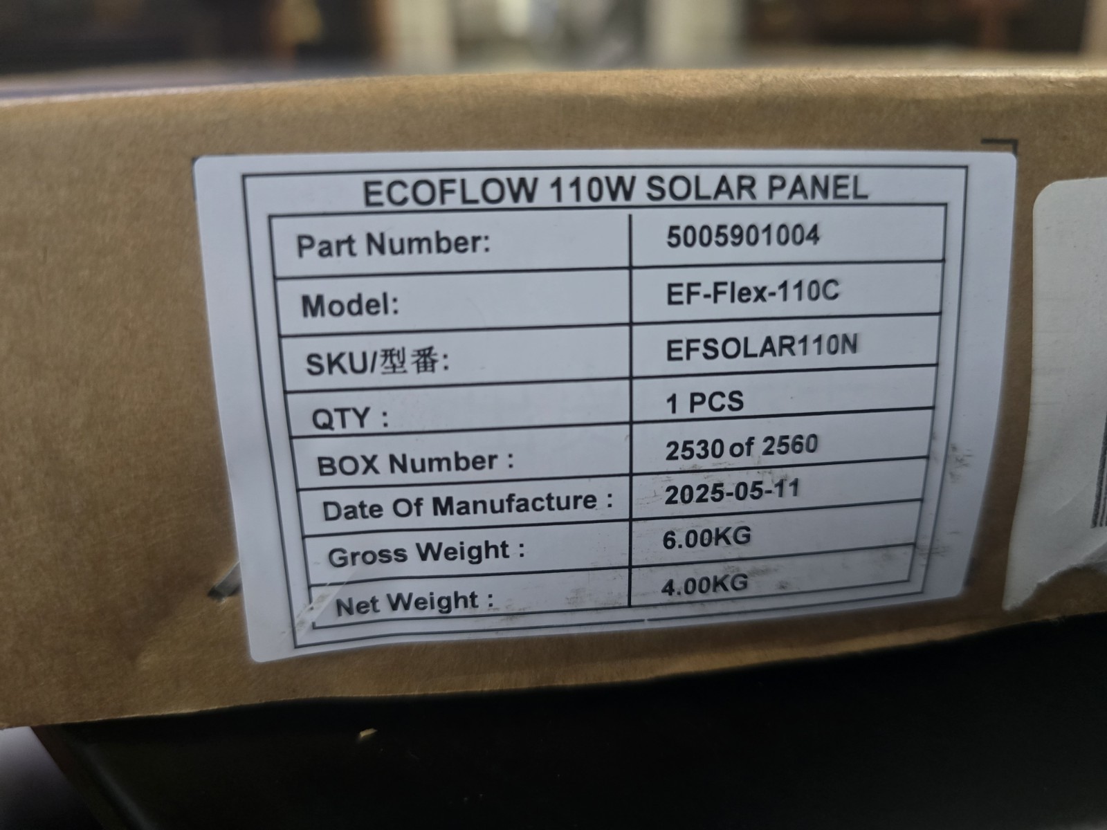 EcoFlow 110W Portable Solar Panel Kit IP68 Waterproof Foldable with Carry Case