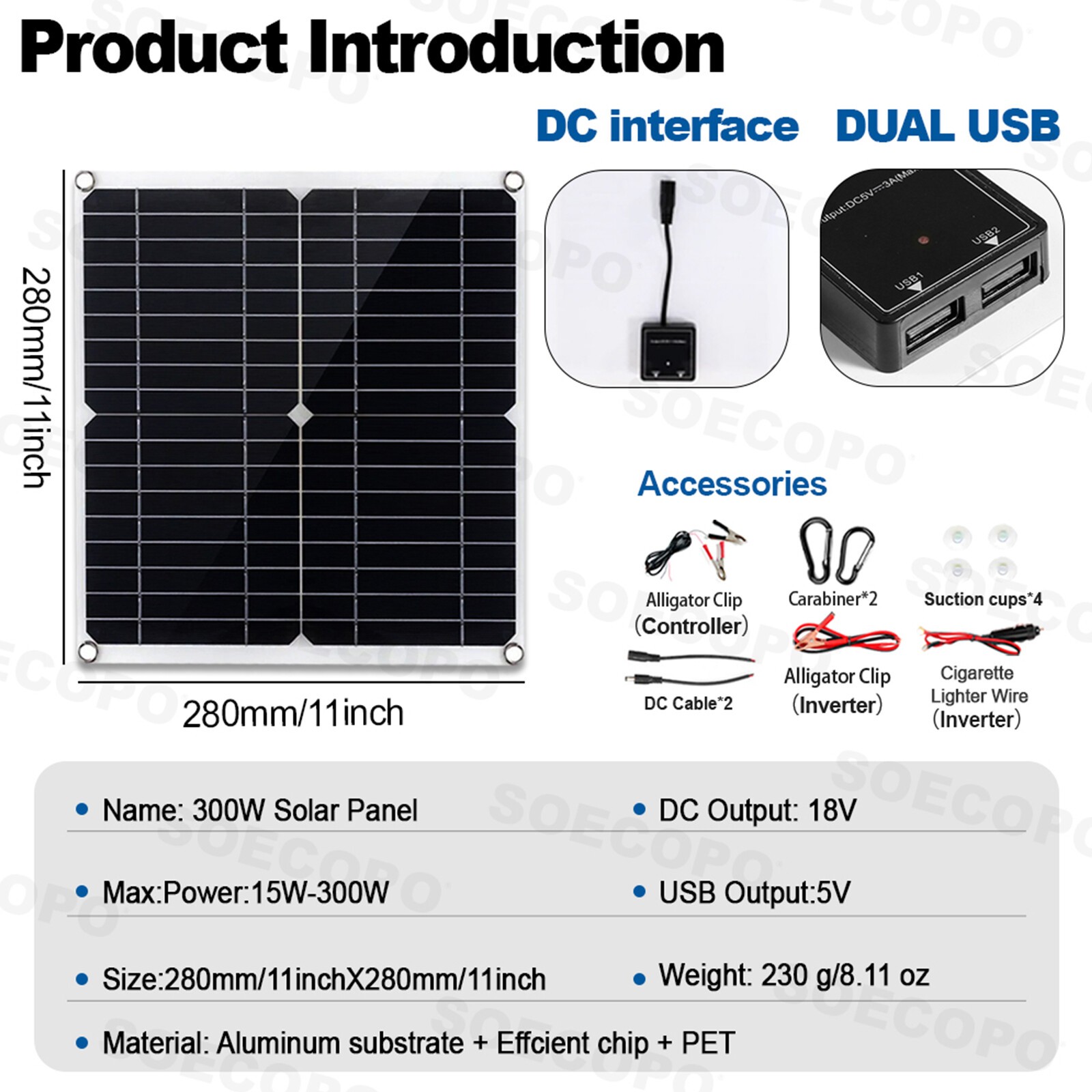 7000W Complete Solar Panel Kits Solar Power Generator 100A Home 110V/220V SystXr