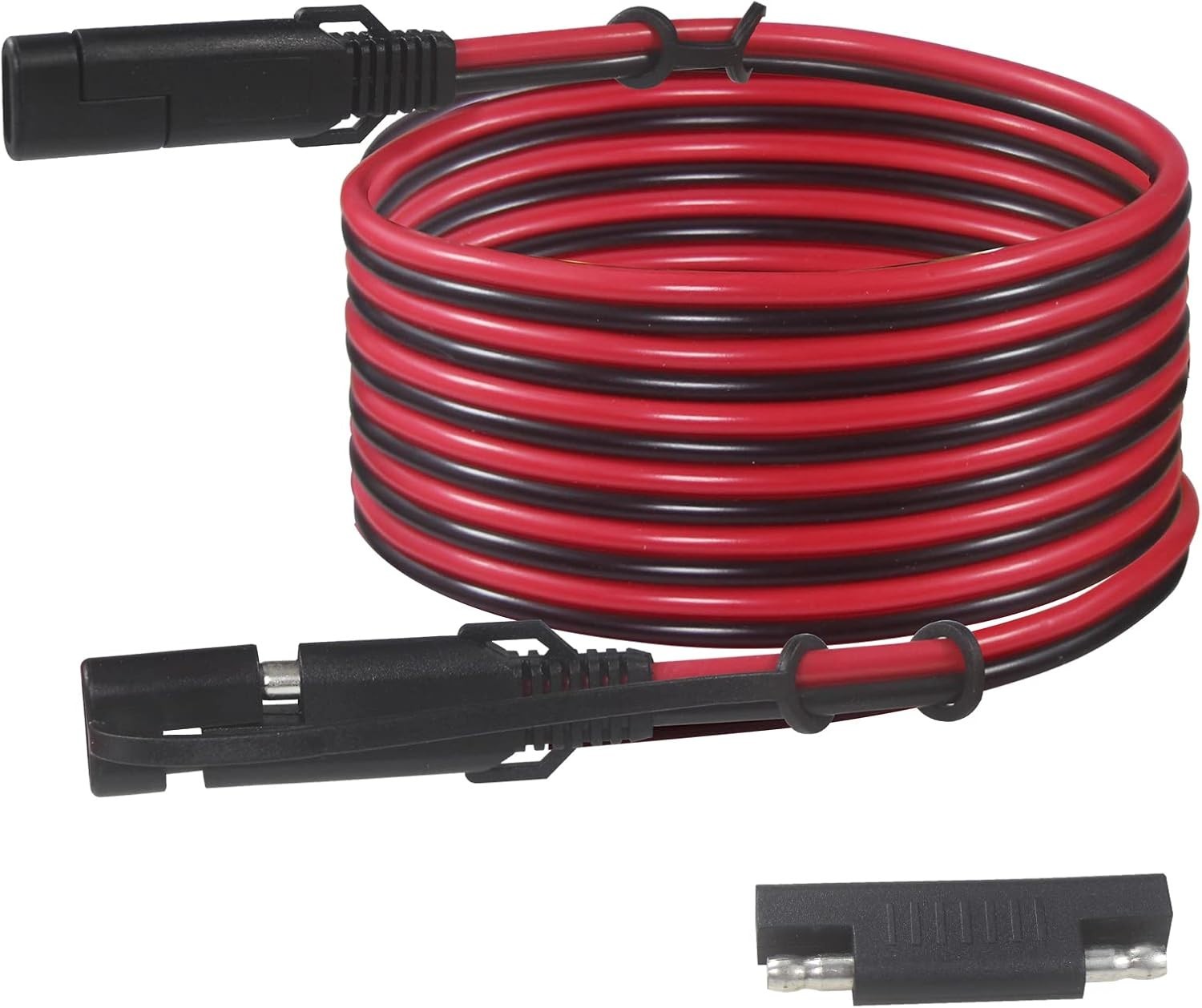 SAE 16AWG 12FT Heavy Duty Extension Cord for Reliable Solar Charging Solutions