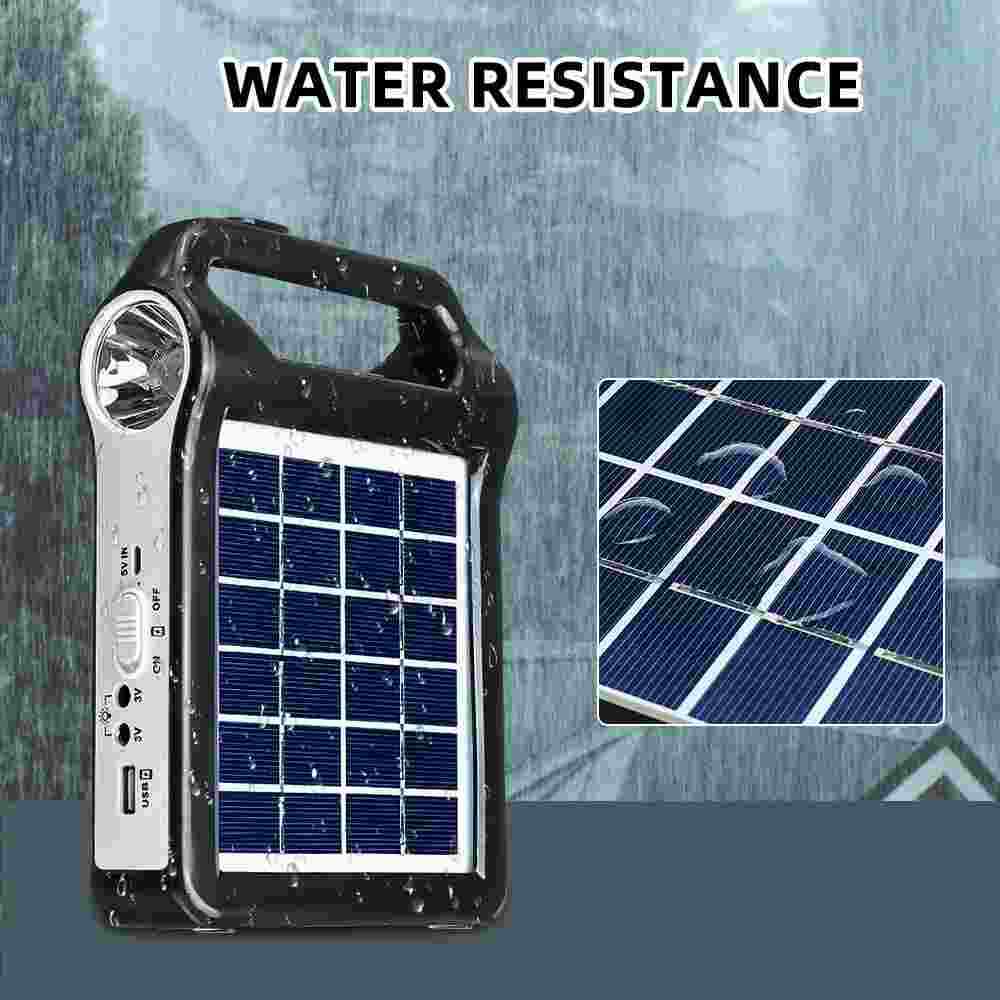Portable Power Station Solar Generator Panel Power Bank Outlet Camping Emergency