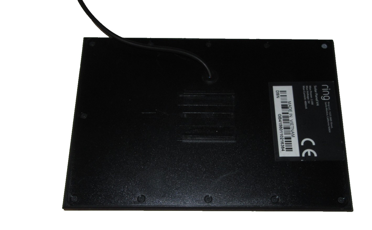Genuine Ring Solar Panel V4 for Spotlight Cam Battery Black 2.4W 5V #3923 z65/23