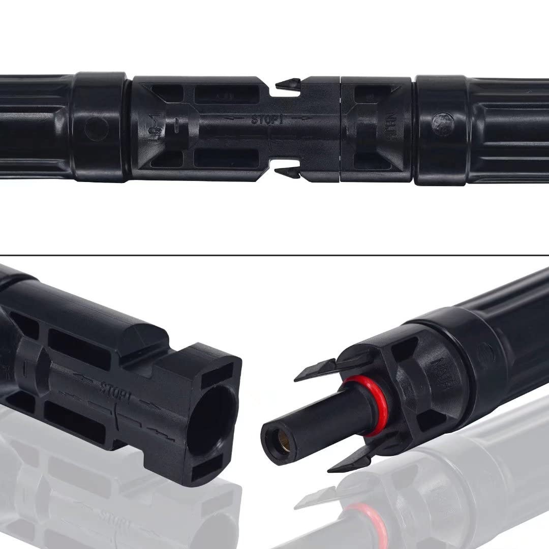 15A Solar Fuse Holder Inline, Waterproof Connector for Solar Panels & Controller