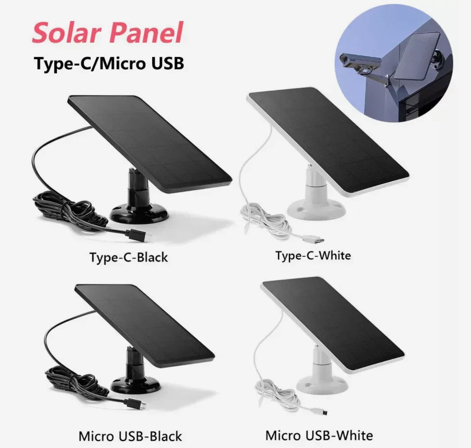 Wild Yak 5W Solar Panel for Security Camera Off-Grid Power Supply