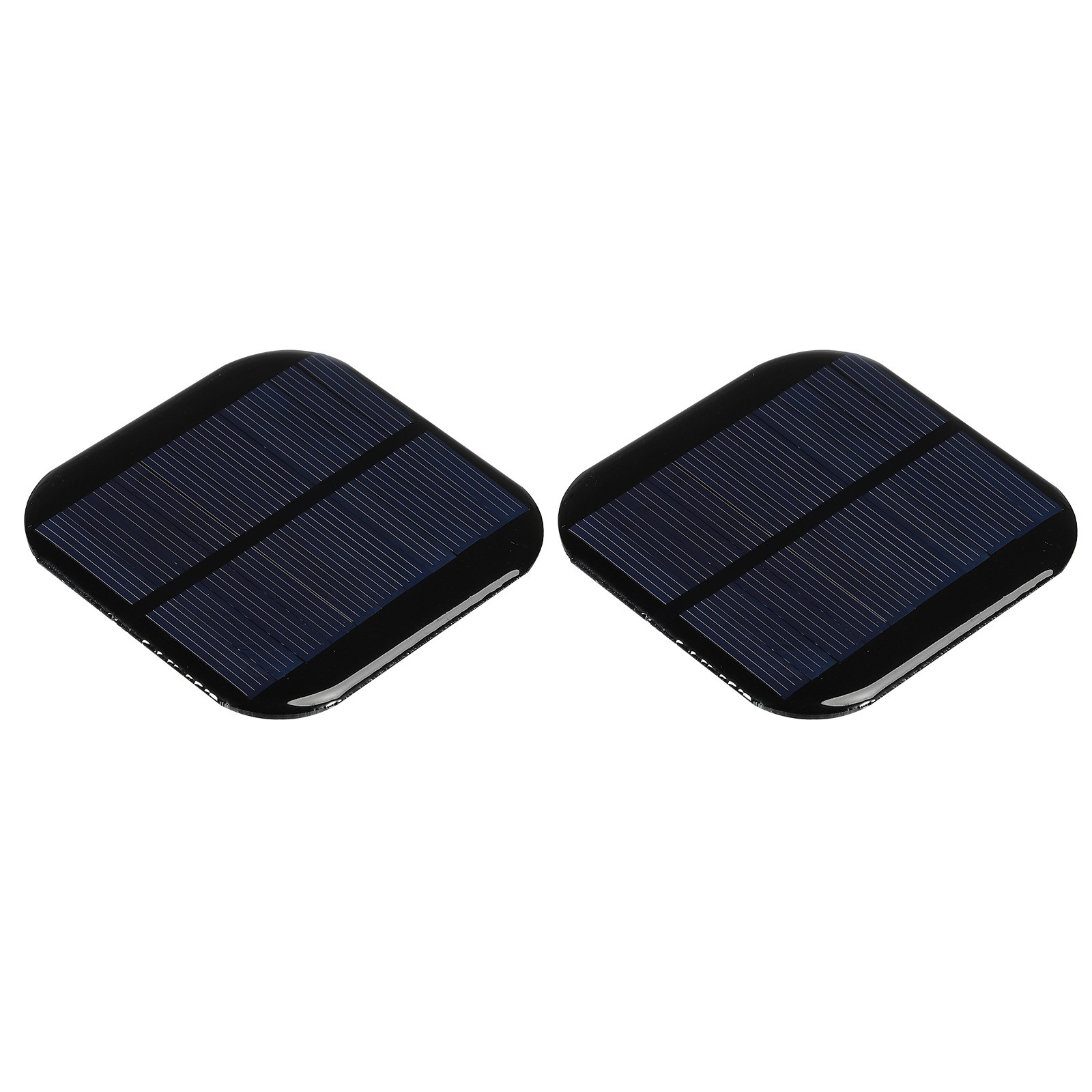 Mini Solar Panel Cell 5.5V 130mA 0.715W 72mm x 72mm for DIY Project Pack of 2