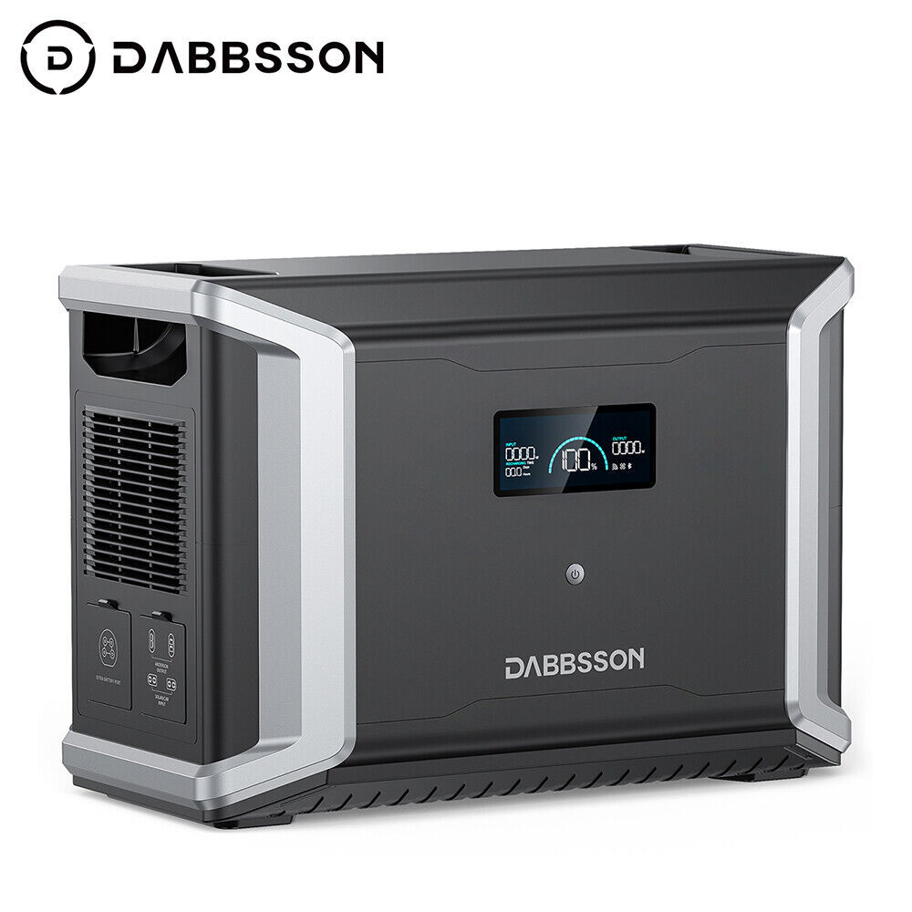 Dabbsson 3000Wh Extra Battery for DBS2300 Power Station LiFePO4 Battery Home RV