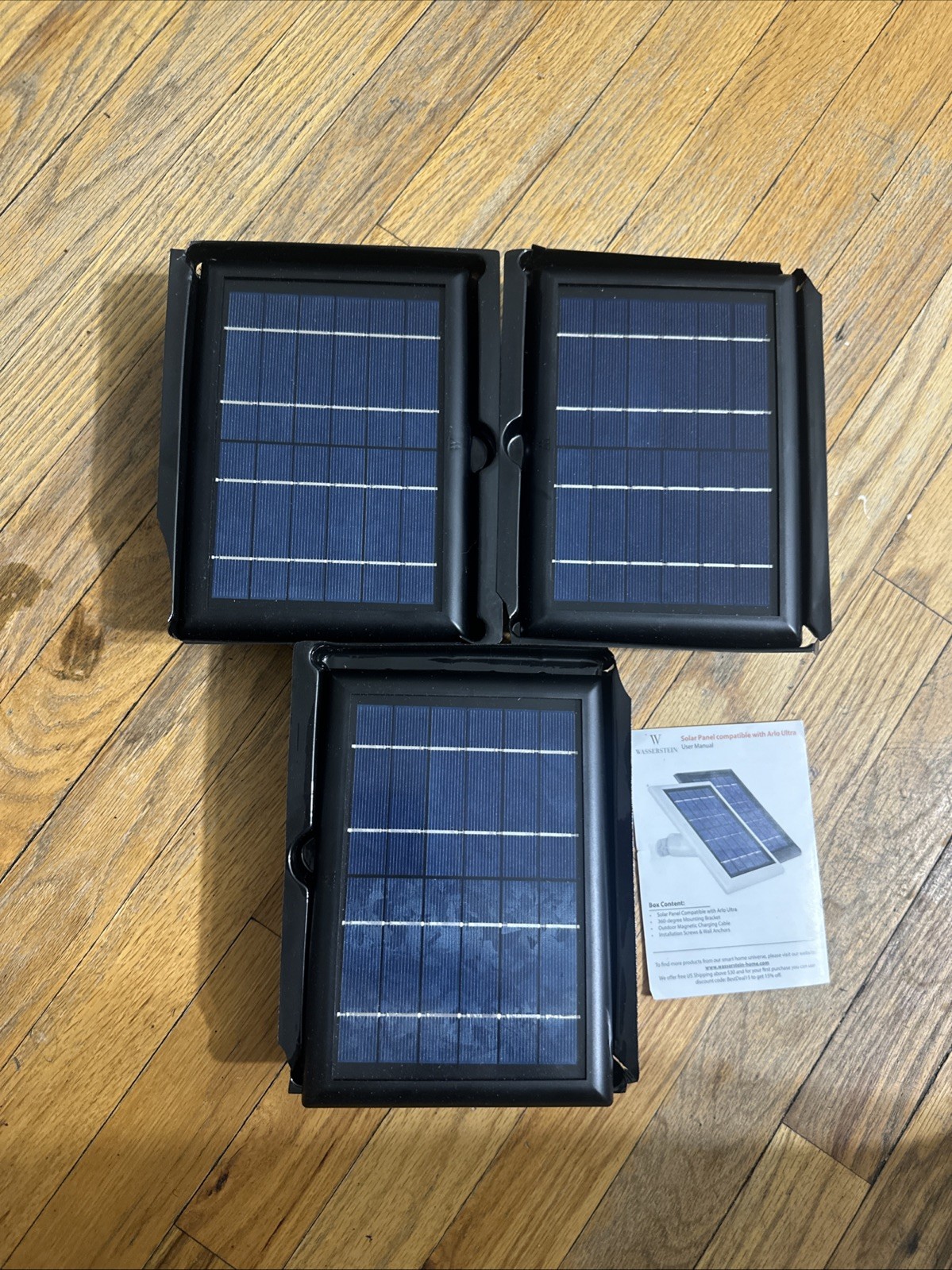Solar Power Panel for Arlo Ultra Camera Outdoor (3 Pack)