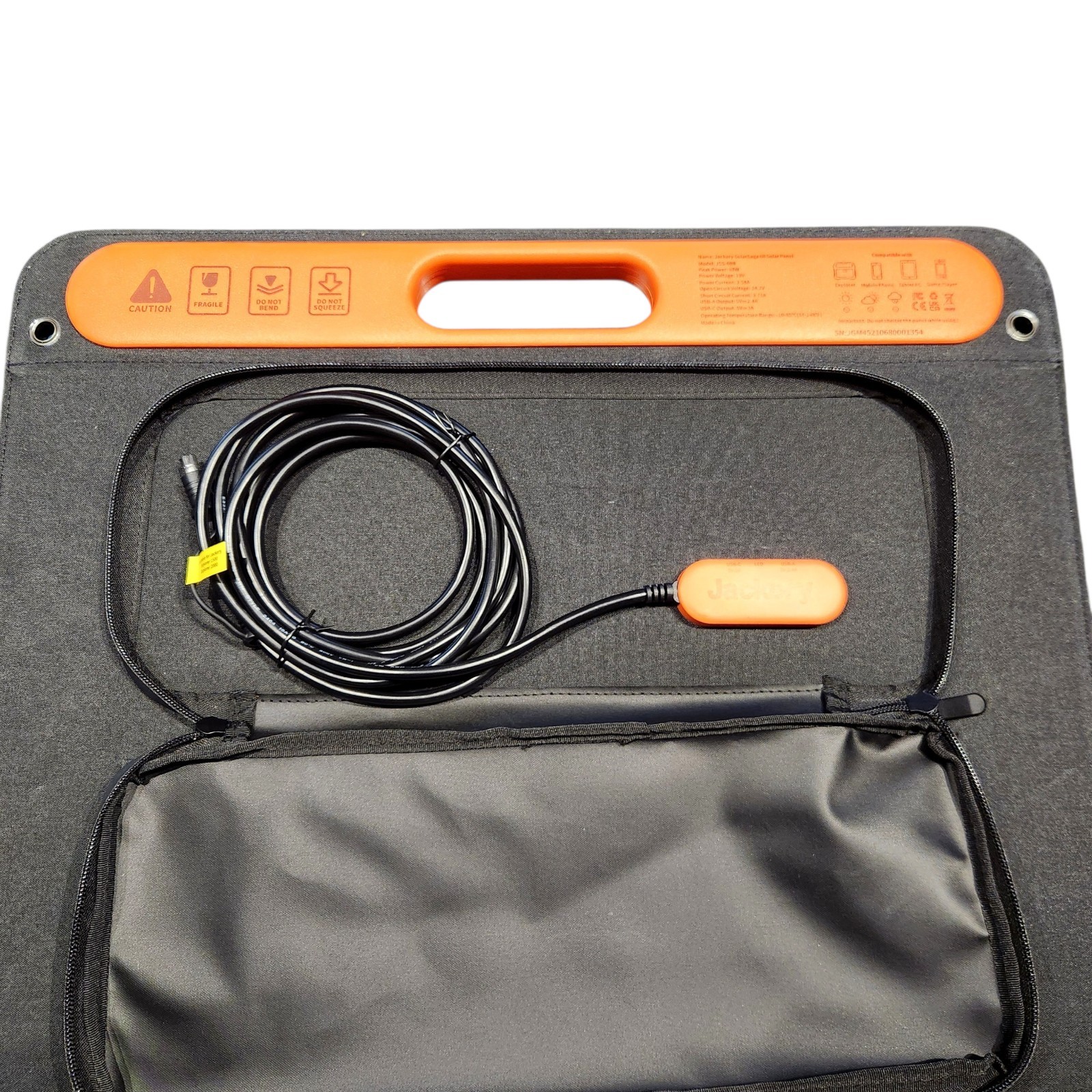JACKERY SolarSaga 60 Power Output 68W/ 19V Portable Solar Panel JSS-60B 21×34″