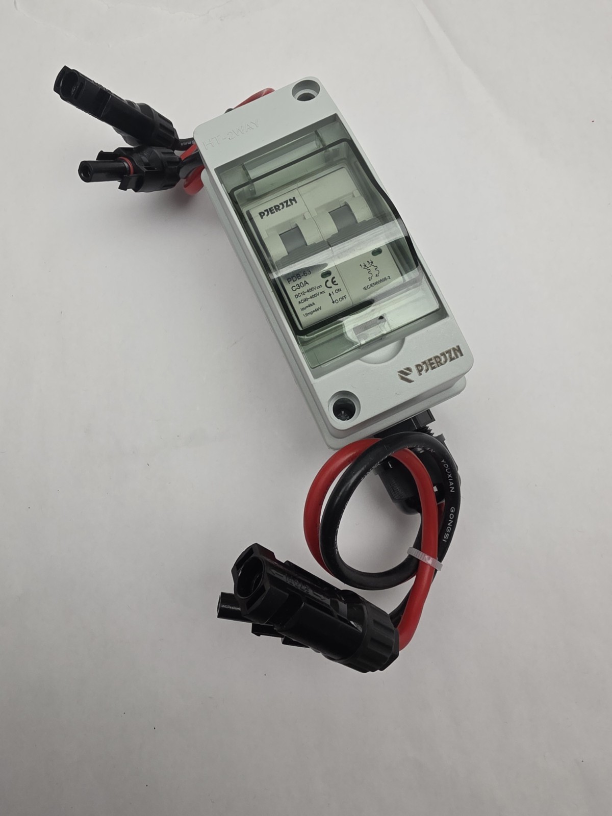 Pjerjzn Solar Panel Disconnect Switch PV Disconnect Swi HT-2Way, New-Open Box.