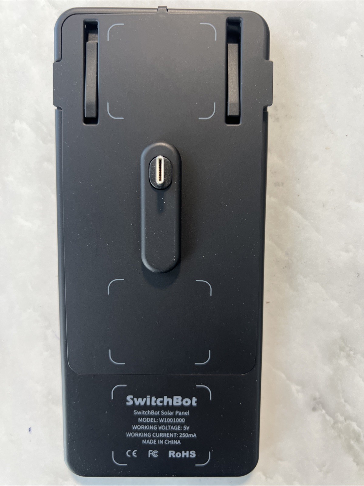 SwitchBot Solar Panel Non-Stop Solar Power for SwitchBot Curtain White/Black
