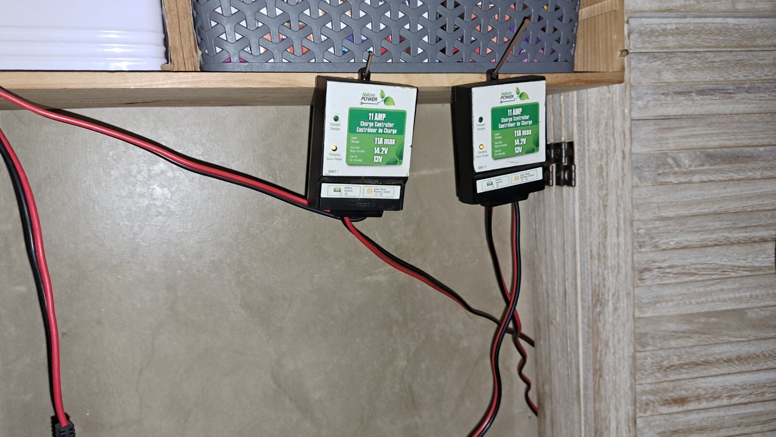 2 Nature Power solar panels / 110 watts each w/solar chargers