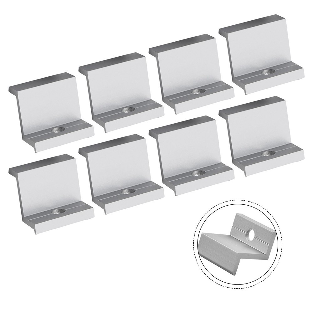 10Pcs Solar Panels Mid Clamps for Unistrut Aluminium Panel Brackets 30Mm/35Mm US