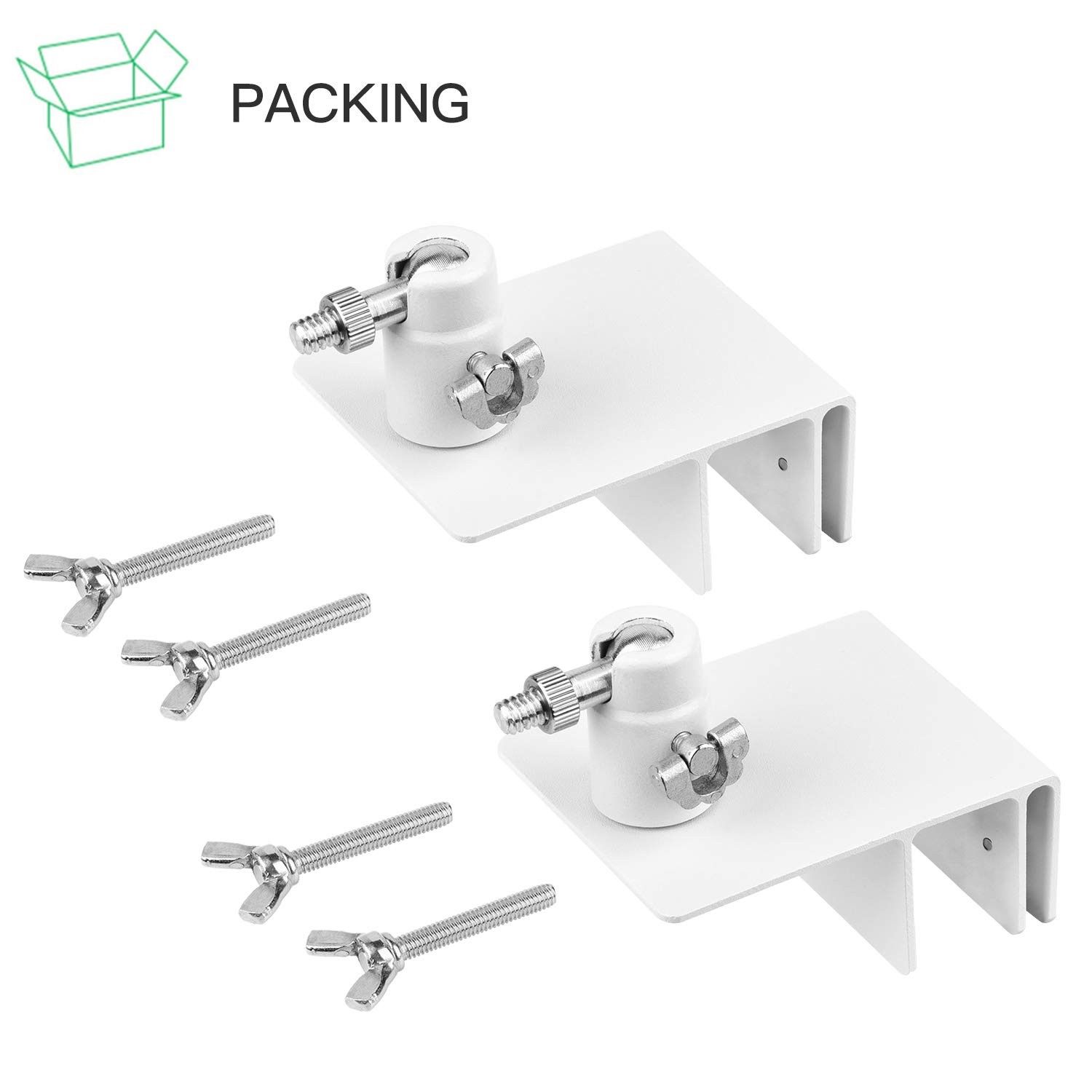 2Pack Gutter Mount Compatible with Arlo Essential Solar Panel, Arlo Pro 5S/Pro
